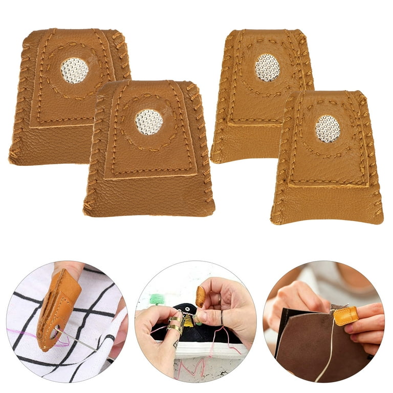 Sewing Finger Sleeve Knitting Fingertip Protector Fingertip Sleeve Finger  Protector Embroidery Supplies Sewing Finger Sleeve Knitting Thimble Leather Fingertip  Protector Embroidery 