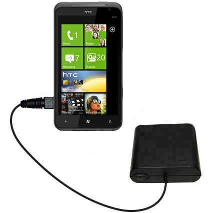 Portable Emergency AA Battery Charger Extender suitable for the HTC Bunyip - with Gomadic Brand TipExchange