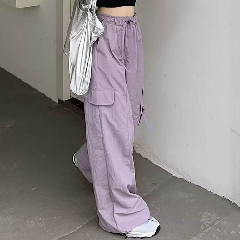 SNKSDGM Women's Plus Wide Leg Pants Women Casual Beach Pants for