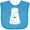 Turquoise, variant on Inktastic Cute Kawaii Salt Shaker Boys or Girls Baby Bib
