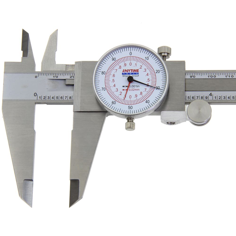 Anytime Tools Dial Caliper 12" / 300mm DUAL Reading Scale METRIC SAE Standard INCH MM - image 4 of 4