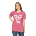 thumbnail image 5 of Funny Fantasy Football GOAT Shirt, Funny Fantasy Football Guru T-Shirt, 5 of 12