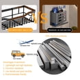 thumbnail image 7 of YESENT Grey Wall-Mounted Toothbrush Holder, Aluminum Material Shower Shaver Storage Rack, No Drilling Required, Removable Toothpaste Storage Rack, 7 of 7