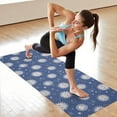 thumbnail image 6 of Dark Blue Sun Moon Star Pattern Hot Yoga Mat Towel Non Slip for Hot Yoga - Quick-Drying Yoga Mat Cover with 4 Corner Pockets with Travel Bag - Hot Yoga Towel Non Slip 70"x26", 6 of 6