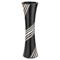 thumbnail image 3 of AeraVida Modern Sleek Curvilinear Spiral Black 14-inch Mango Tree Wood Flower Vase for Home Decor, 3 of 5