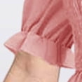thumbnail image 6 of CAICJ98 Girls Puff Short Sleeve Square Neck Boho Frilly Smocked Shirred Flared Midi Dress for Girls (4-5 Years,Pink), 6 of 7