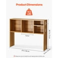 thumbnail image 3 of VEVOR Desktop Bookshelf Wood Desktop Storage Organizer 1-Tier for Office & Home, 3 of 9
