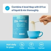 Vital Proteins Collagen Peptides Powder Supplement for Hair, Skin, and Nails, Unflavored Collagen Support, 20 oz