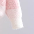 thumbnail image 5 of Wxirdiow Sweaters for Kids Girls Sweaters Kids Fall Winter Cable Knit Sweater Crewneck Warm Pullovers Fluffy Fuzzy Gradient Sweater Tops Pink Size,9-10 Years, 5 of 8
