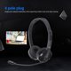 thumbnail image 3 of Auriculares Con Micrófono Giratorio, Auriculares Con Micrófono Con Cable, Altavoz HiFi Para Teleconferencia Para Música, 3 of 8