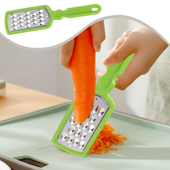 Handheld Cheese Grater - Cheese Grater With Soft Handle - Grater For Kitchen, Spices, Ginger - Stainless Steel Cheese Shredder - Lemon Zester To, Xinsrenus Under $5! Handheld Cheese Grater -