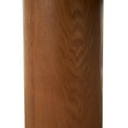 thumbnail image 4 of DecMode 32" x 16" Brown Wood Handmade Round Coffee Table with Black Tabletop, 1-Piece, 4 of 9
