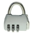 thumbnail image 1 of Digit Padlock 3 Digit Combination Lock Security Heavy Duty Zinc Alloy Luggage Locks for Suitcase, 1 of 8