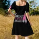 thumbnail image 5 of Vestido sin mangas de concientización sobre el cáncer de mama Ropa de mujer Vestidos de mujer Vestidos de verano para mujer Vestido, 5 of 7