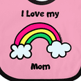 thumbnail image 4 of Inktastic I Love my Mom Boys or Girls Baby Bib, 4 of 4
