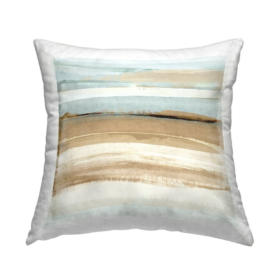Stupell Industries Winter Sands Contemporary Landscape Printed Throw Pillow Design by Flora Kouta