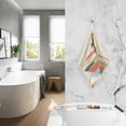 thumbnail image 2 of Yayeee 2 Pack Hand Towels for Bathroom 100% Cotton 16" x 28" Soft Absorbent Kitchen Towel, Colorful Plane Stripes, 2 of 7