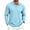 Light Blue_#03, variant on Sewkxo Men's Polo Shirt Long Sleeve Golf Shirts Lightweight Breathable Cool Shirts,Saffron 2XL
