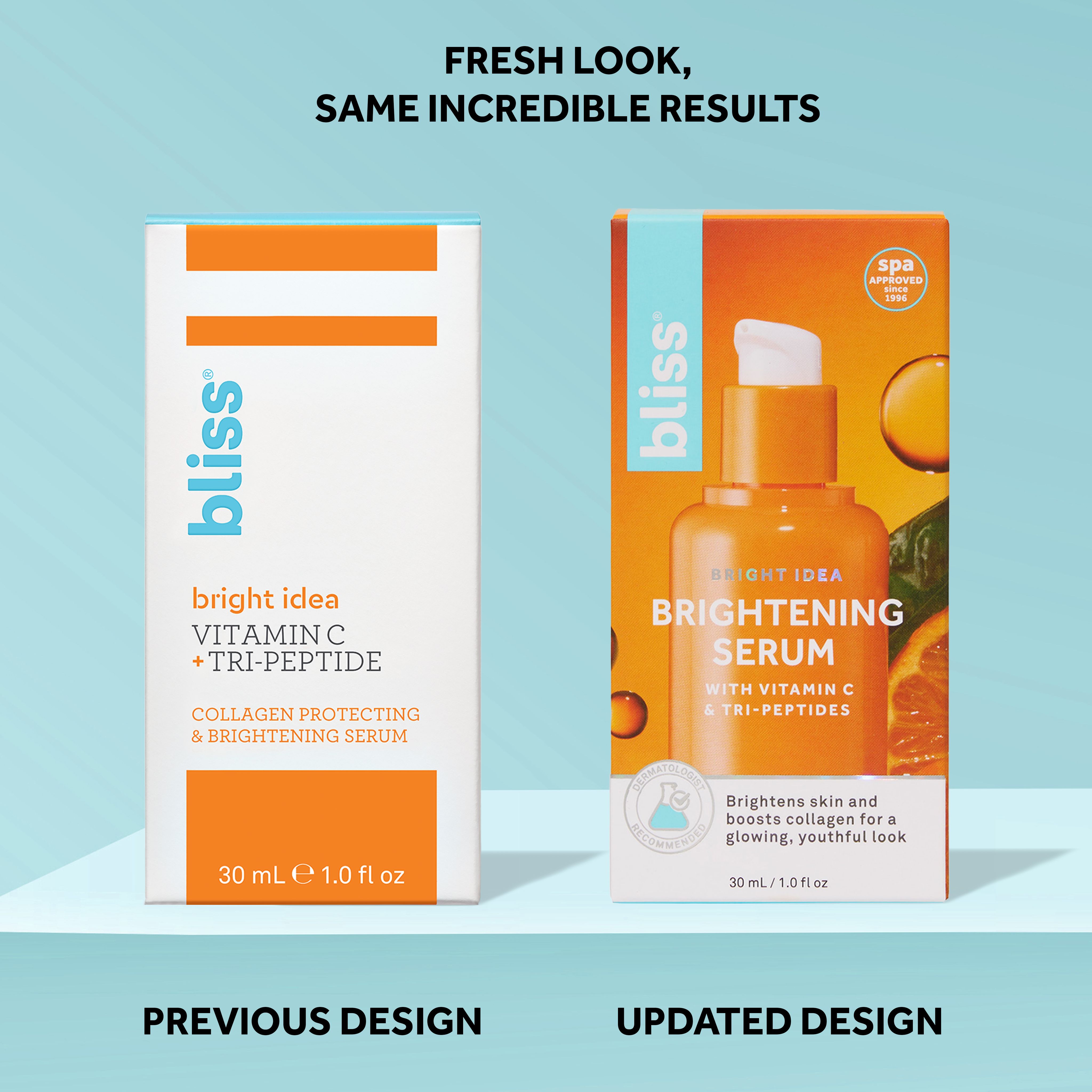 Bliss Bright Idea Vitamin C + TriPeptide Brightening Face Serum, for