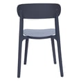 thumbnail image 4 of Dark Gray Midcentury Polypropylene Side Chair Set of 4, 4 of 4