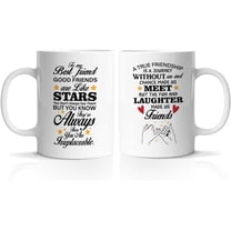 Firendship Coffee Mug, Firendship Gifts for Women Best Friends Bestie, Gifts for Friends Coworker Work Bestie BFF, Firendship Mug, 11 Oz Ceramic Cup