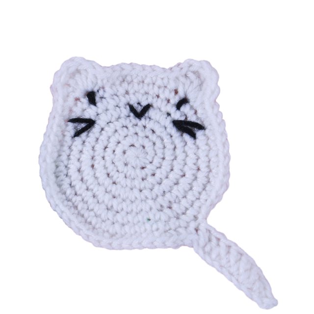 CSChome Cartoon Coaster Cartoon Coaster Crochet Cartoon Heat-Resistant Non-Slip Handmade Mug Coffee Tea Cup Holder Decoration