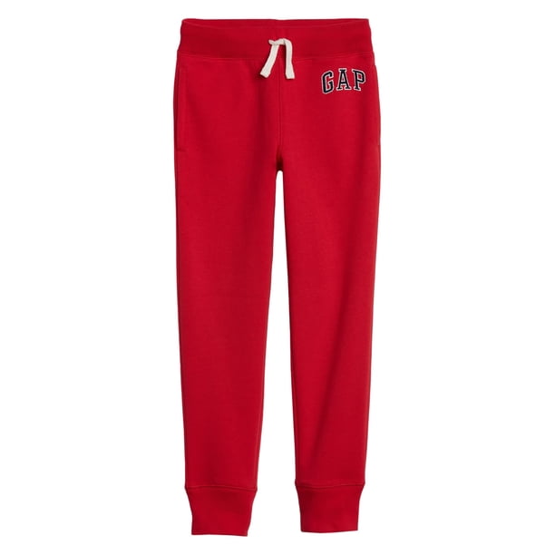 Pantalones Jogger con Logo Heritage de GAP para Niños en Rojo Puro