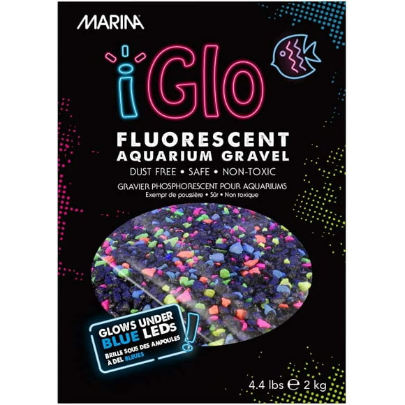 Marina iGlo Fluorescent Aquarium Gravel - Galaxy - 2 kg (4 lbs)