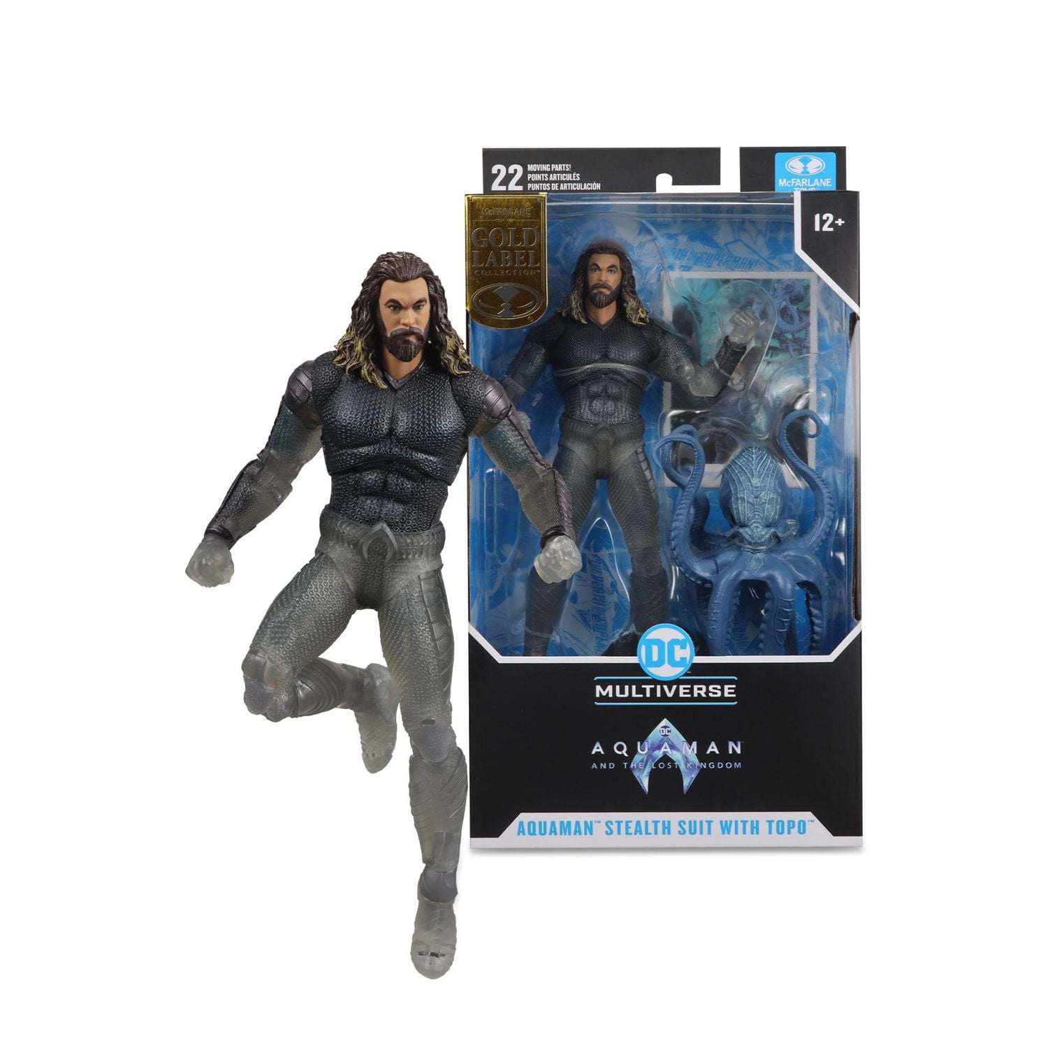 DC multiverse Aquaman Movie Stealth Suit with Topo
