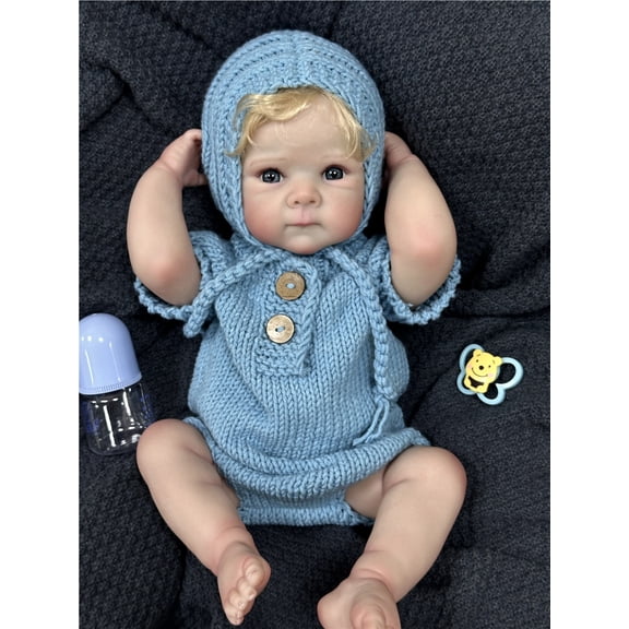 GloTide 50CM/20inch Newborn Baby Girls Reborn Dolls Vinyl Bebe Reborn Baby Dolls With Accessories