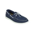 thumbnail image 2 of Sebago Mens Docksides Ariaprene Boat Shoes in Navy, 2 of 5