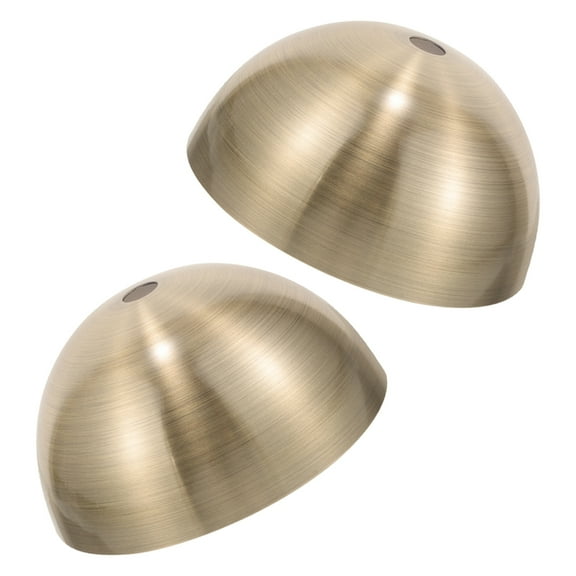 TEHAUX  2 Pcs Large Lighting Fixtures Ceiling Hallway Chandelier Golden