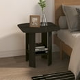 thumbnail image 3 of HOMLUX 15.6" x 17.8" x 24.2" Nightstand with Knob with Handle Modern End Table with Drawer & Open Storage, Black, 3 of 8