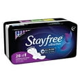 thumbnail image 3 of Stayfree Ultra Thin Pads For Women With Wings, Overnight, 28 Pads, 3 of 12