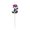 Purple #1, variant on ZZAIXHL Silk Skeleton Hand Rose Bouquets Flexible Stem Flowers Arrangement Decoration for Halloween Weddings Event Flexible Skeleton Hand Flower Display
