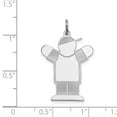 thumbnail image 3 of FB Jewels Sterling Silver Rhodium-plated Kid Charm, 3 of 3