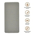 thumbnail image 2 of Bath Bliss Extra Long Cushioned Bath Mat in Light Grey, 2 of 5