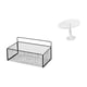 thumbnail image 5 of Cesta de almacenamiento colgante,Cesta de almacenamiento para gabinete organizador de pared colgante,Estantes de pared con decoración de granja,Escritorio redondo de casa de muñecas,Muebles, 5 of 7
