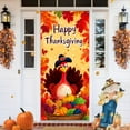 thumbnail image 5 of Aodebiao Thanksgiving Door Cover Decoration 35x71 Inch, Polyester Holiday Door and Wall Hanging for Festival Party Decor with Easy Installation, 5 of 6