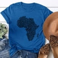 thumbnail image 4 of ZZwxWA Womens Tops Black History Month Printed Short Sleeved T-shirt Top Short-sleeved Round Neck Top/Shirt, 4 of 4