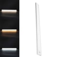 thumbnail image 1 of Barra De Luz Para Armario De Pared, 3 Modos, 50 Cm, Luz LED Recargable Plateada Para Armario, Súper Delgada Para Cocina, 1 of 7