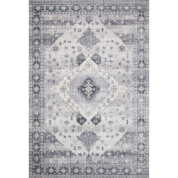 Loloi Skye Silver / Grey 6'-0" x 9'-0" Area Rug