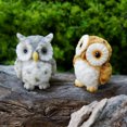 thumbnail image 7 of Mini Owl Figurine Resin Statue, Fairy Garden & Home Decor Animal, 7 of 7