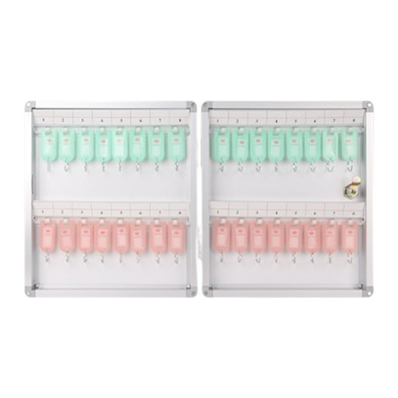 MAGIDEAL 32 Position Key Storage Lock Box Security Wall Mounted Key Cabinet Organizer