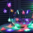thumbnail image 3 of Guirnalda de luces navideñas Guirnalda de luces LED con pilas de 12 m para Navidad, jardín, patio, dormitorio, fiesta, interior y exterior - Sin pilas, 3 of 4