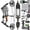 Black, variant on AME Compound Bow Set 30-60lbs Steel Ball Arrows Dual-use Archery Hunting Fishing