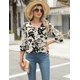 thumbnail image 3 of Blusa tipo túnica Rapbin, casual, de manga 3/4, de verano, para mujer, 3 of 5