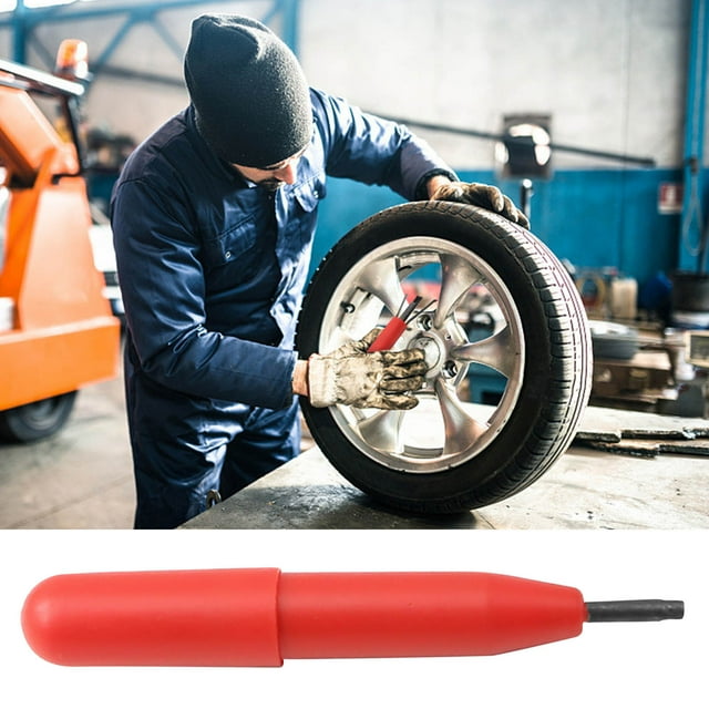 Xihbxyly Herramienta Multifunción para Neumáticos de Coche, Extractor de Tornillos 4 En 1, Limpiador de Boquillas, Clip de Gestión de Color, Mantenimiento Preciso de Neumáticos, Kit de Emergencia En