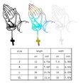 thumbnail image 3 of PVC Vehicle Decals Praying Hand & Rosary Sticker Car, Truck, Computer, Wall, Any Clean Smooth Surfaces XL, 3 of 4