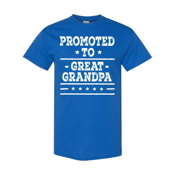 Inktastic Promoted to Great Grandpa T-Shirt